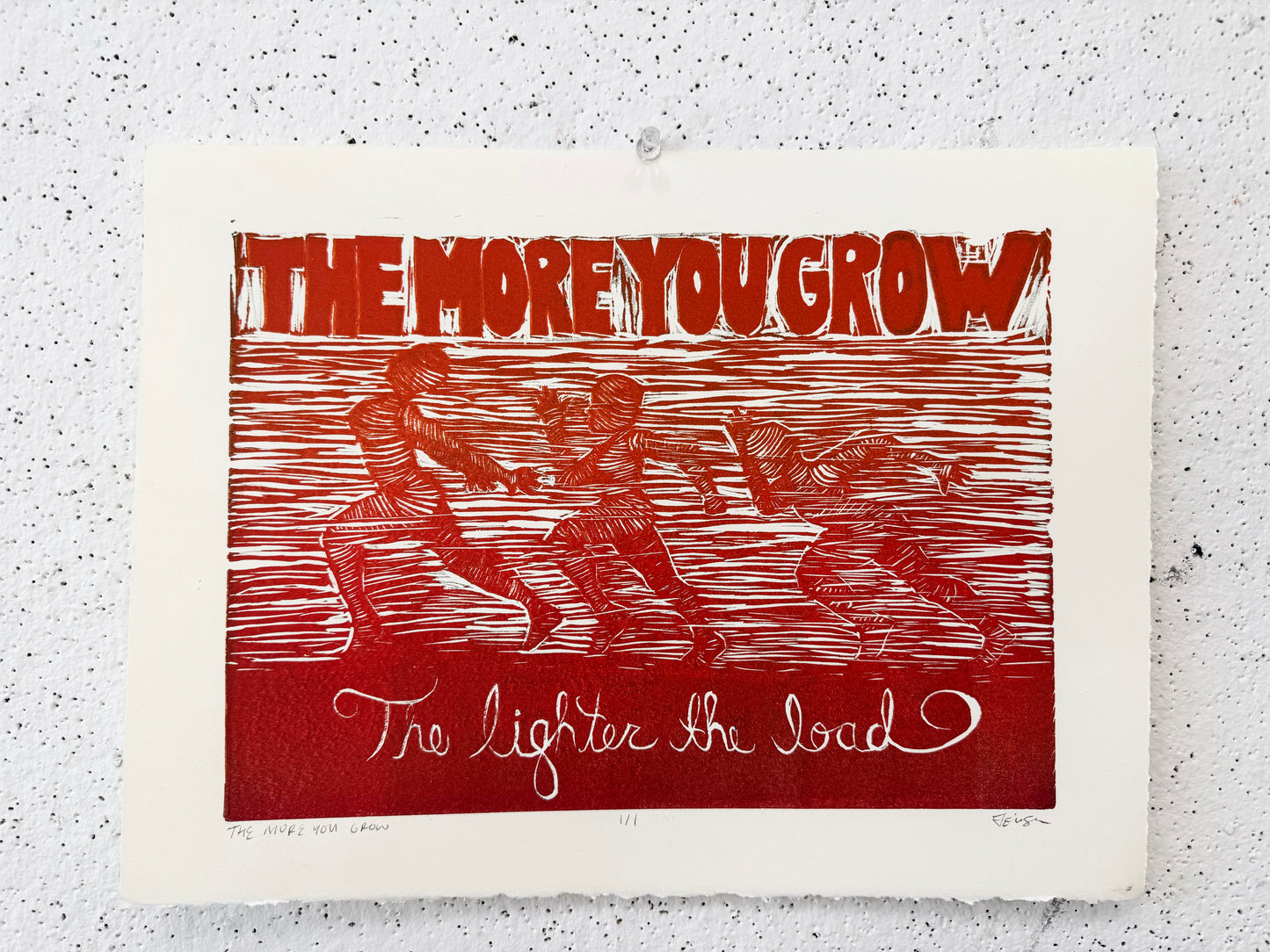 The More You Grow- Varied Relief Prints by Kayla Je'wel Lucas