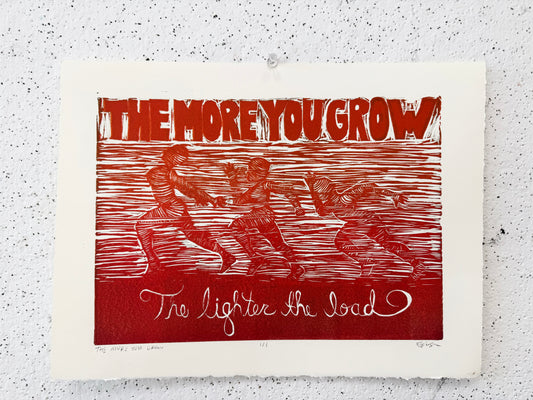 The More You Grow- Varied Relief Prints by Kayla Je'wel Lucas