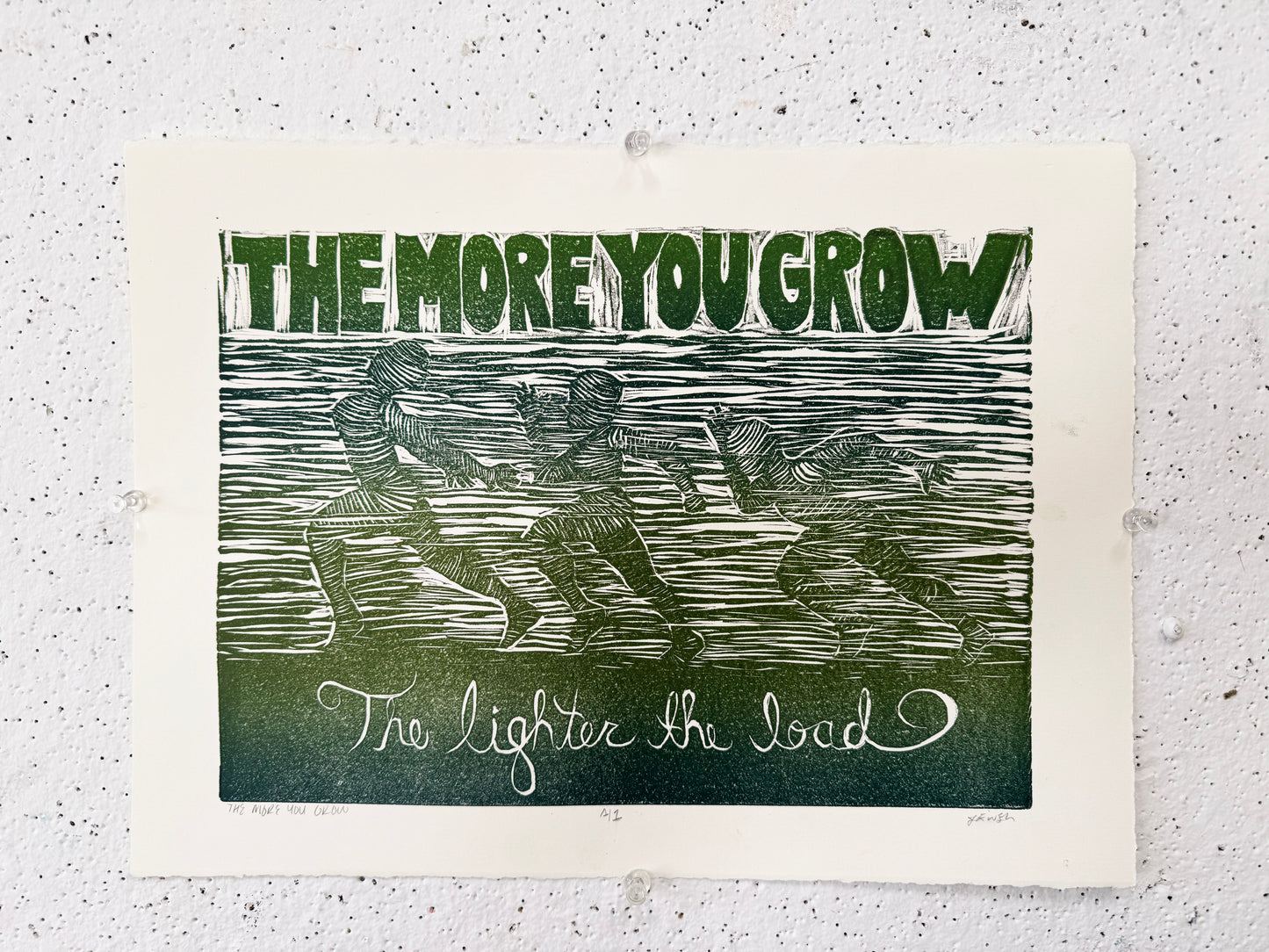 The More You Grow- Varied Relief Prints by Kayla Je'wel Lucas