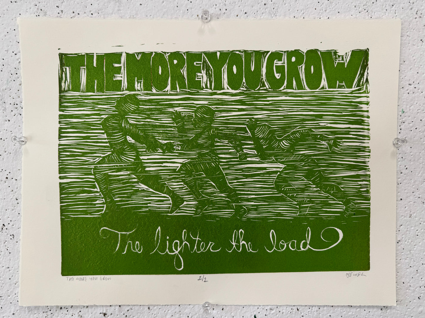 The More You Grow- Varied Relief Prints by Kayla Je'wel Lucas